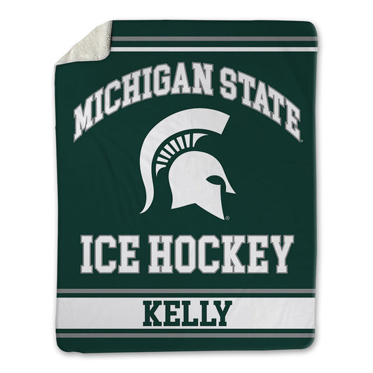 Michigan State - NCAA Men's Ice Hockey : Tanner Kelly - Blanket-0