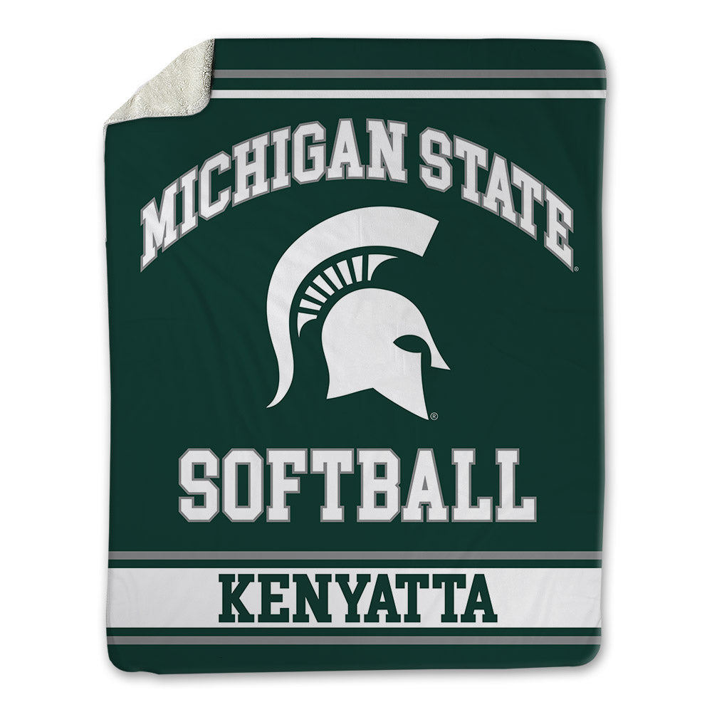 Michigan State - NCAA Softball : Natalia Kenyatta - Blanket-0