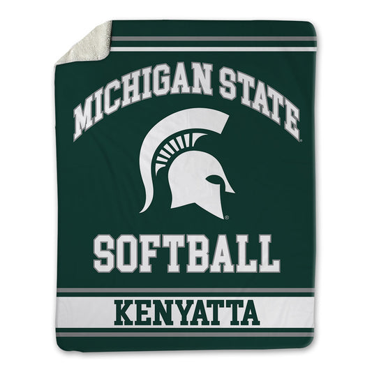Michigan State - NCAA Softball : Natalia Kenyatta - Blanket-0