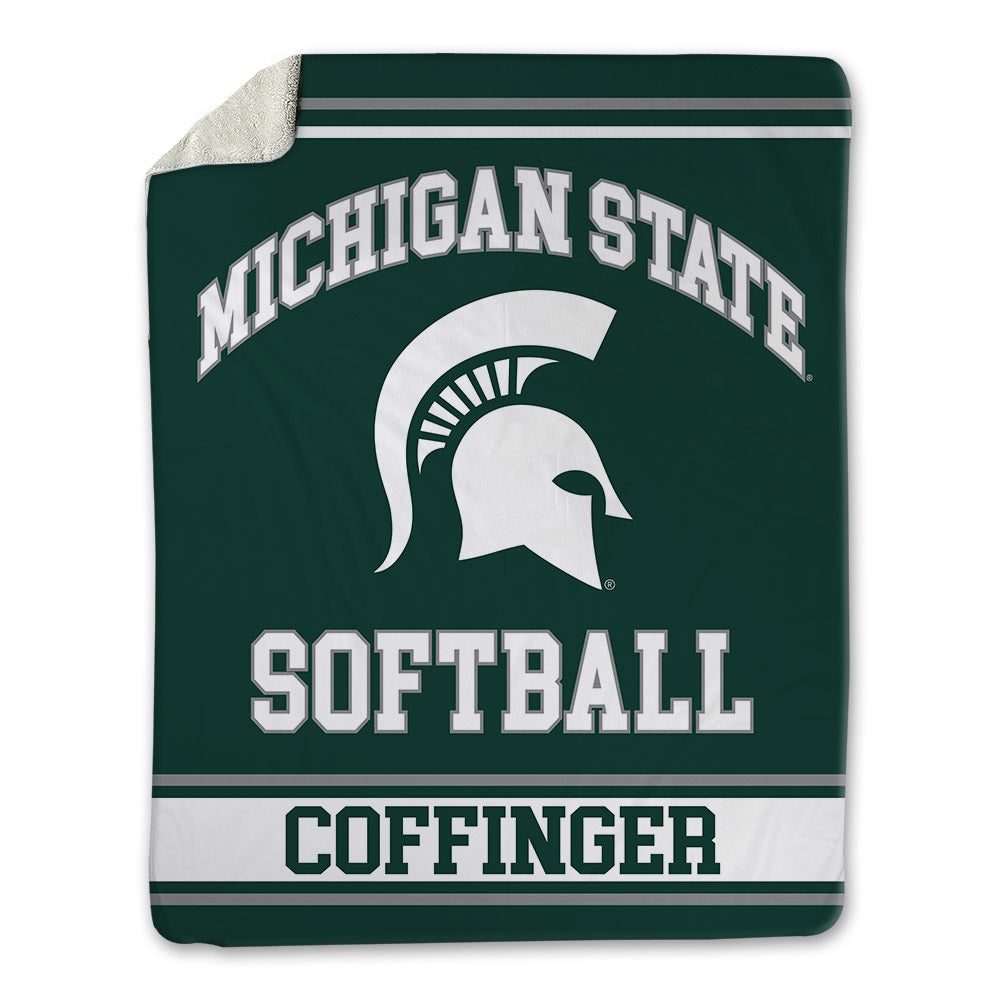 Michigan State - NCAA Softball : Ava Coffinger - Blanket-0