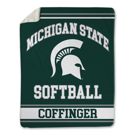 Michigan State - NCAA Softball : Ava Coffinger - Blanket-0
