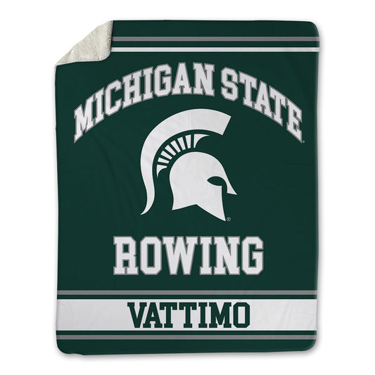 Michigan State - NCAA Women's Rowing : Jessica Vattimo - Blanket-0