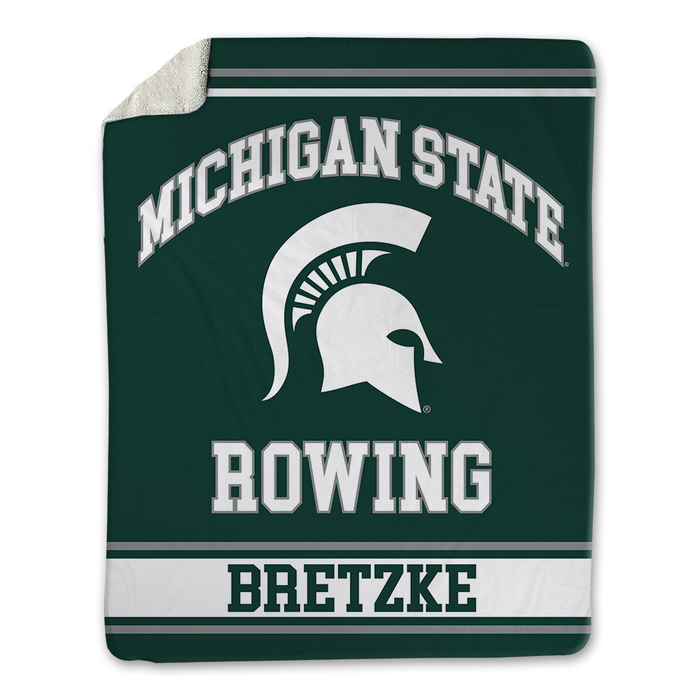 Michigan State - NCAA Women's Rowing : Mya Bretzke - Blanket-0