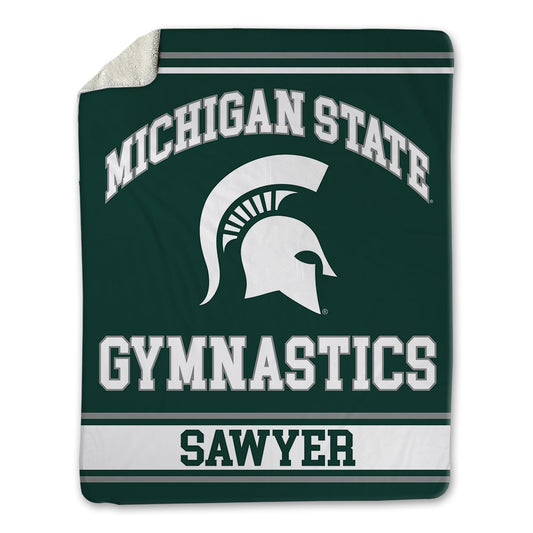 Michigan State - NCAA Women's Gymnastics : Katie Sawyer - Blanket-0