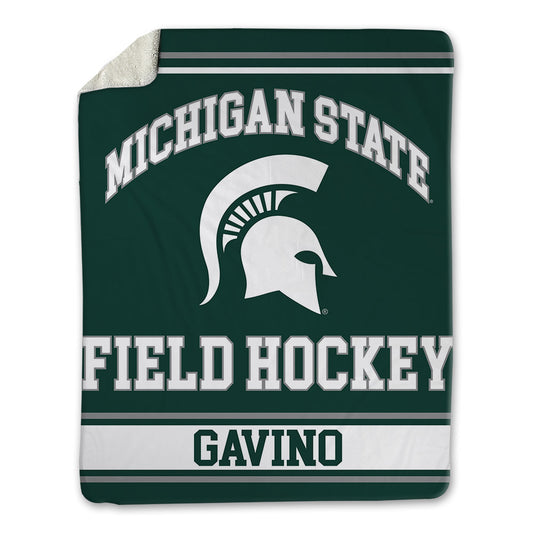Michigan State - NCAA Women's Field Hockey : Lyra Gavino - Blanket-0