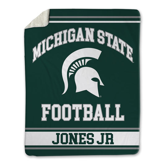 Michigan State - NCAA Football : Darrin Jones Jr - Blanket-0