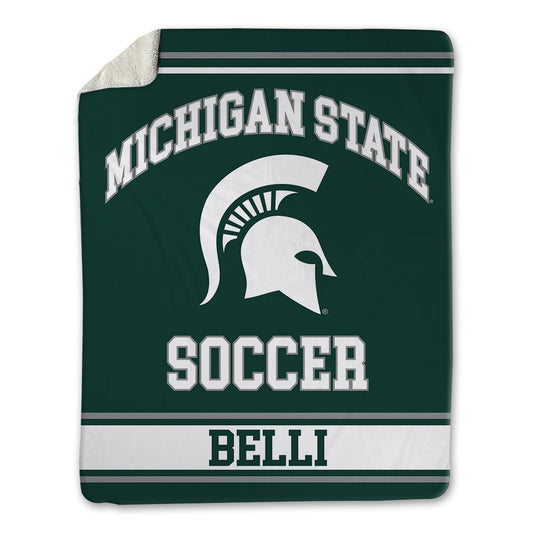 Michigan State - NCAA Women's Soccer : Julia Belli - Blanket-0