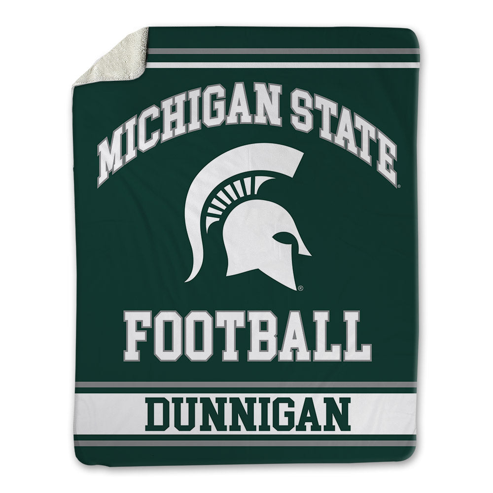 Michigan State - NCAA Football : Quindarius l Dunnigan - Blanket-0