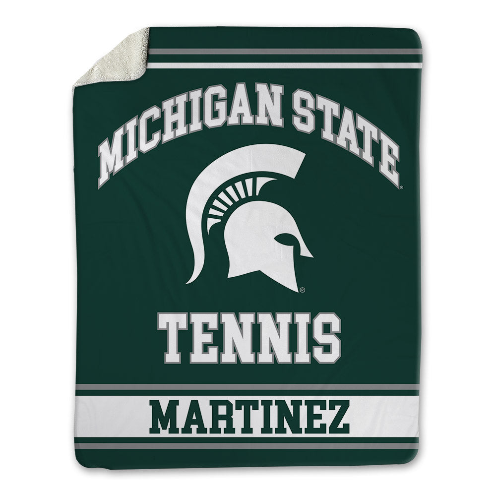 Michigan State - NCAA Women's Tennis : Makenna Martinez - Blanket-0