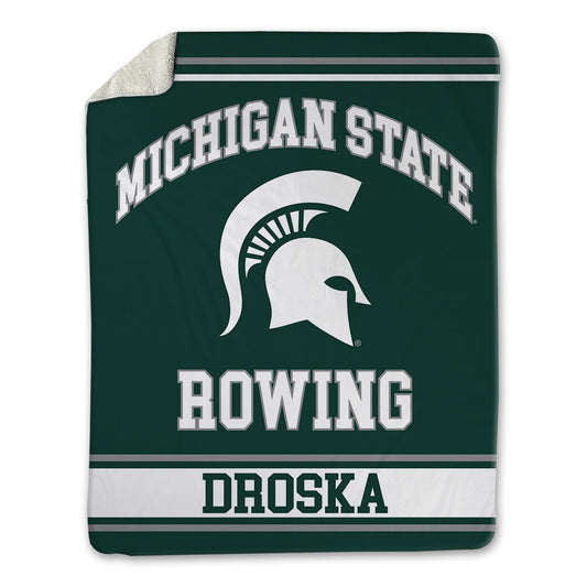 Michigan State - NCAA Women's Rowing : Lauren Droska - Blanket-0