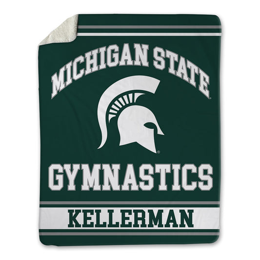 Michigan State - NCAA Women's Gymnastics : Sage Kellerman - Blanket-0