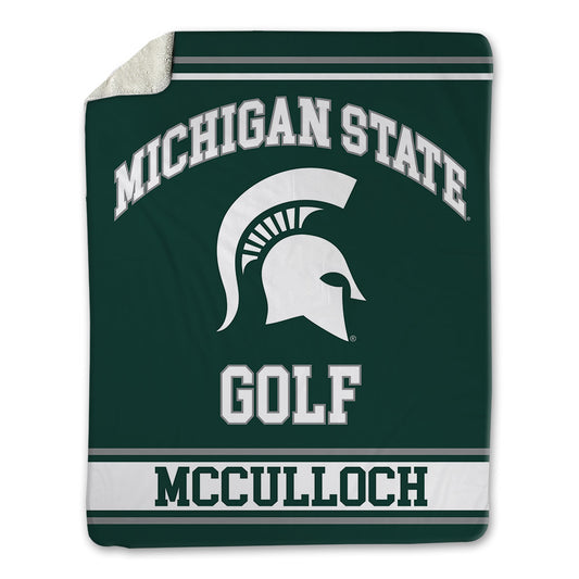 Michigan State - NCAA Men's Golf : Ashton McCulloch - Blanket-0