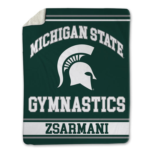 Michigan State - NCAA Women's Gymnastics : Olivia Zsarmani - Blanket-0