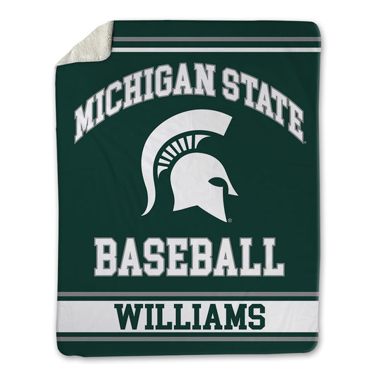 Michigan State - NCAA Baseball : Nicklas Williams - Blanket-0