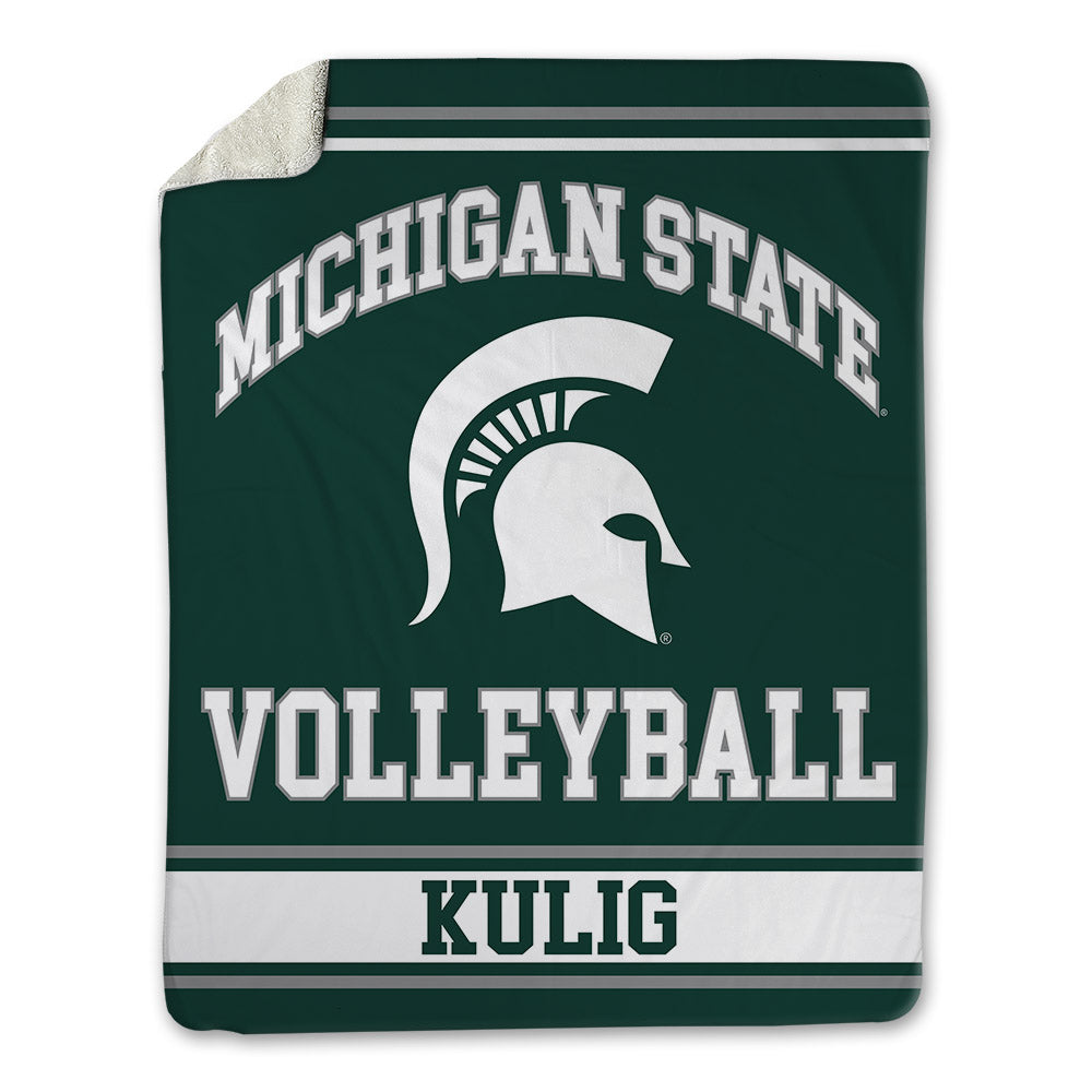 Michigan State - NCAA Women's Volleyball : Zuzanna Kulig - Blanket-0