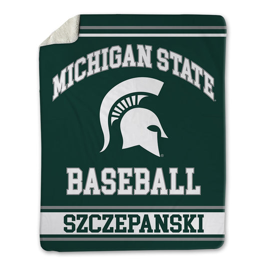 Michigan State - NCAA Baseball : Tommy Szczepanski - Blanket-0