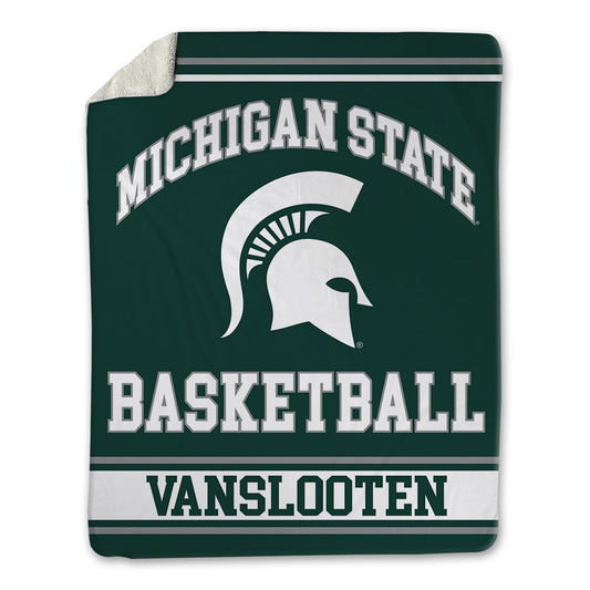 Michigan State - NCAA Women's Basketball : Grace VanSlooten - Blanket-0