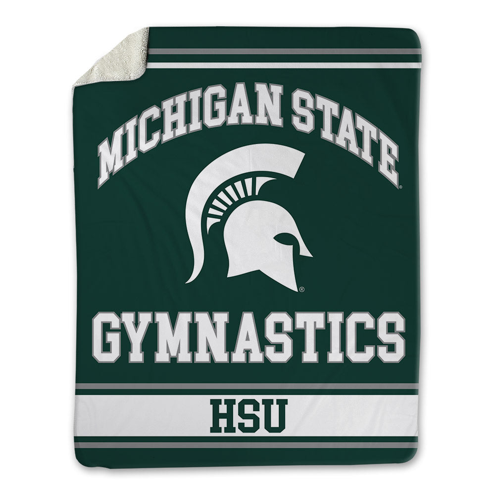 Michigan State - NCAA Women's Gymnastics : Lauren Hsu - Blanket-0