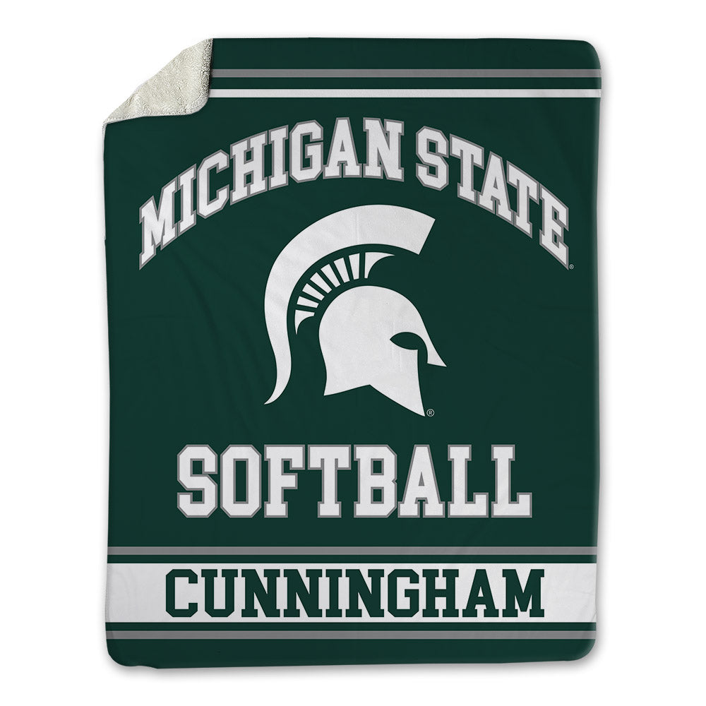 Michigan State - NCAA Softball : Ella Cunningham - Blanket-0