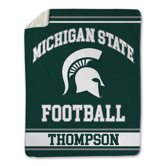 Michigan State - NCAA Football : Jalen Thompson - Blanket-0