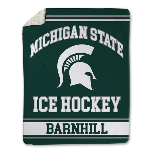 Michigan State - NCAA Men's Ice Hockey : Sean Barnhill - Blanket-0