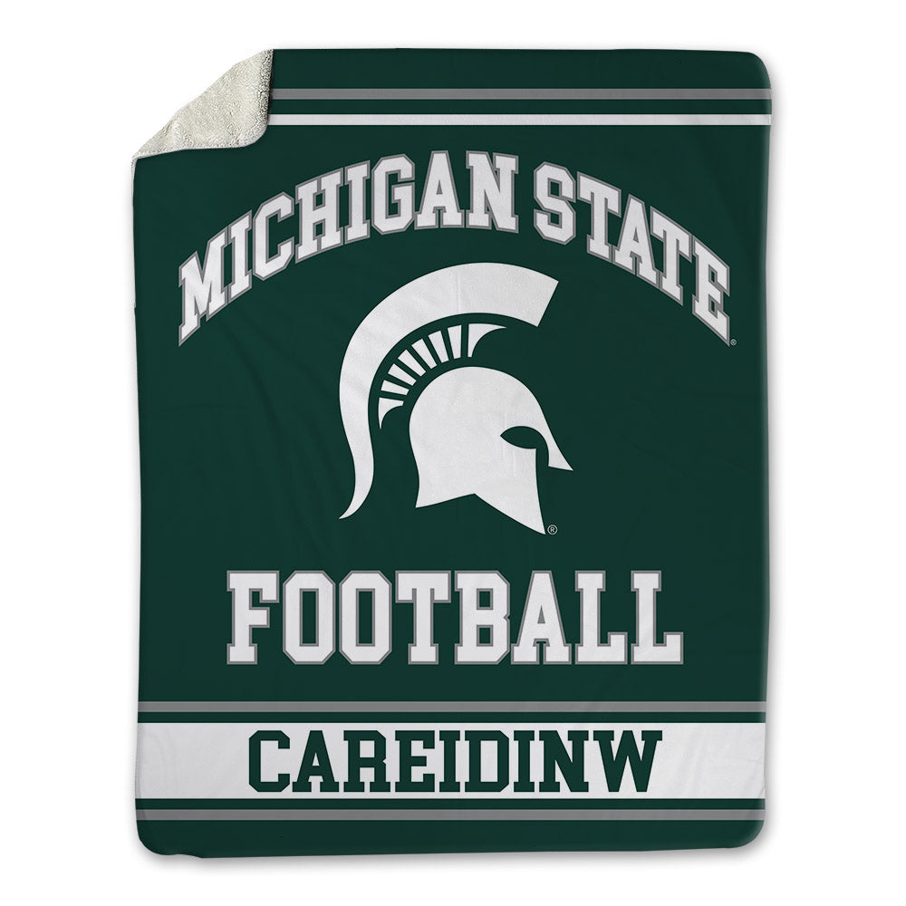 Michigan State - NCAA Football : Charles Careidinw - Blanket-0