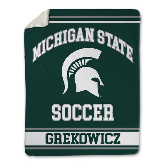 Michigan State - NCAA Men's Soccer : Jake Grekowicz - Blanket-0