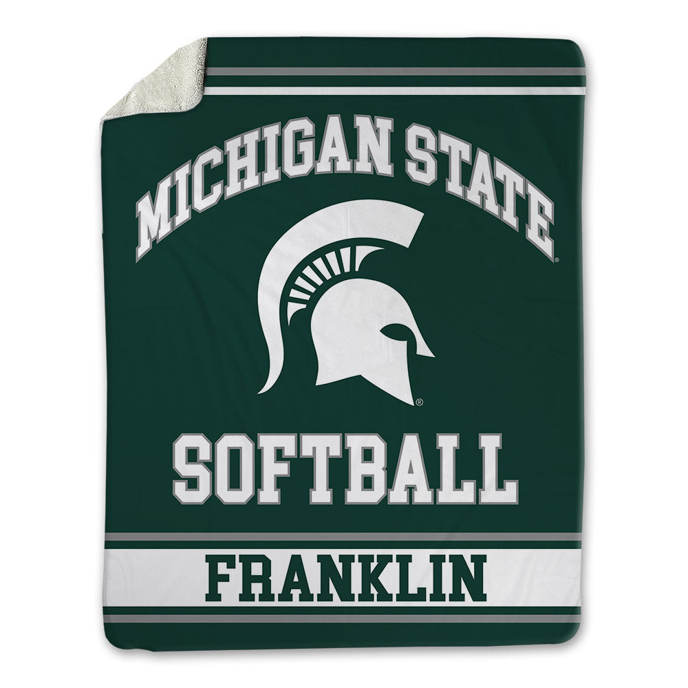 Michigan State - NCAA Softball : Kayla Franklin - Blanket-0