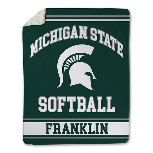 Michigan State - NCAA Softball : Kayla Franklin - Blanket-0