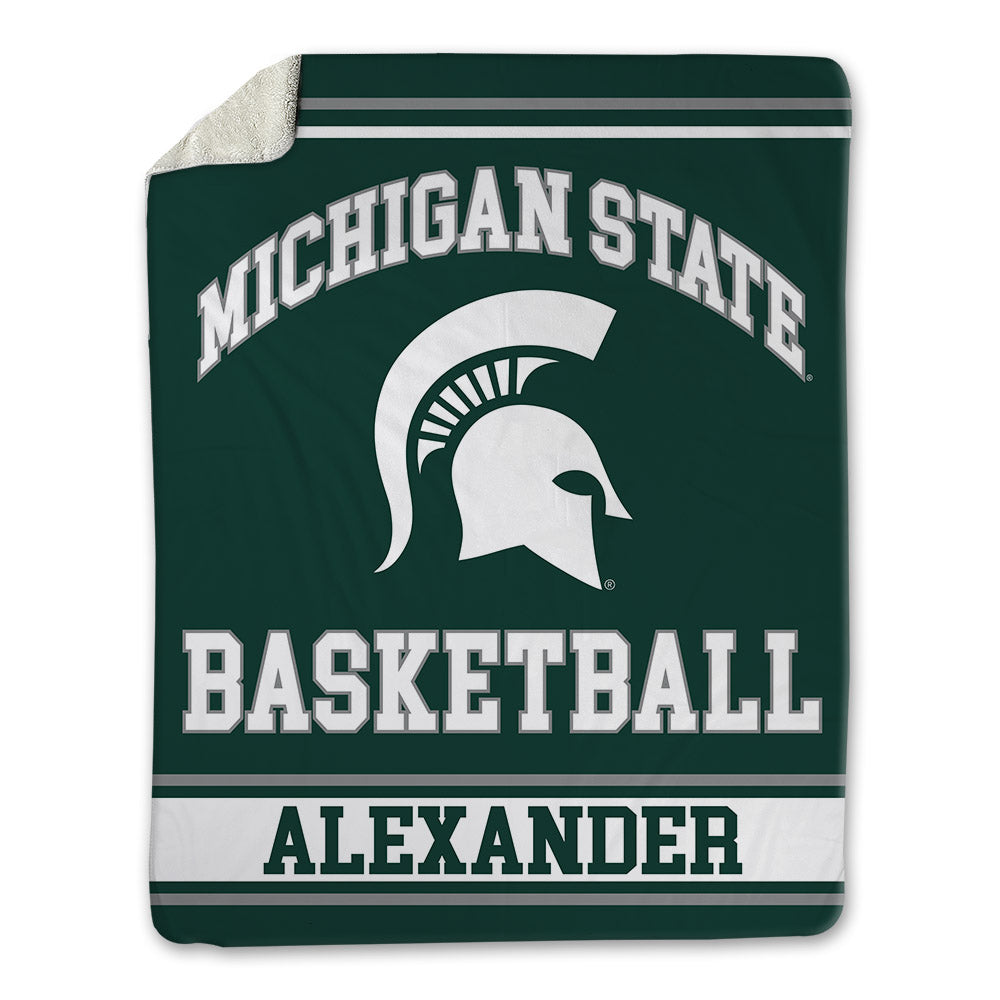 Michigan State - NCAA Women's Basketball : Isa Alexander - Blanket-0