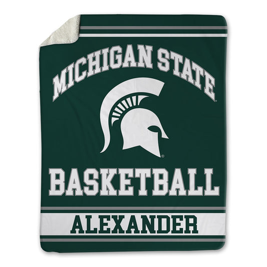 Michigan State - NCAA Women's Basketball : Isa Alexander - Blanket-0