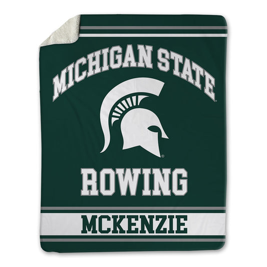 Michigan State - NCAA Women's Rowing : Ella McKenzie - Blanket-0
