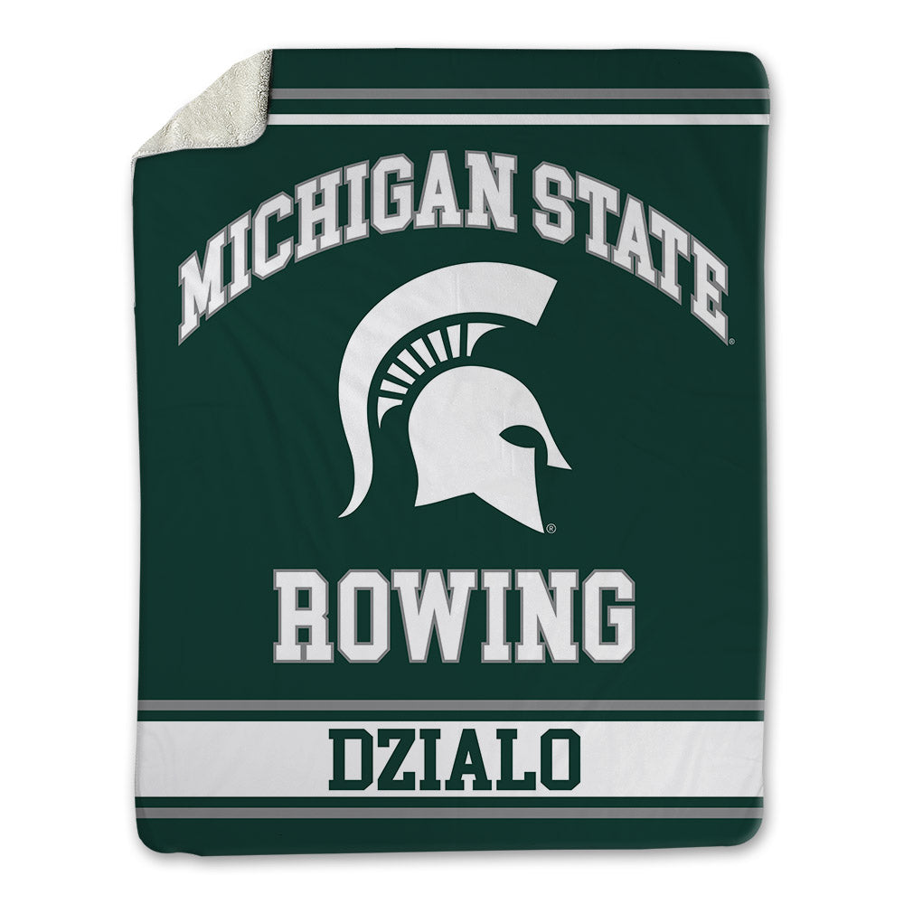 Michigan State - NCAA Women's Rowing : Anya Dzialo - Blanket-0