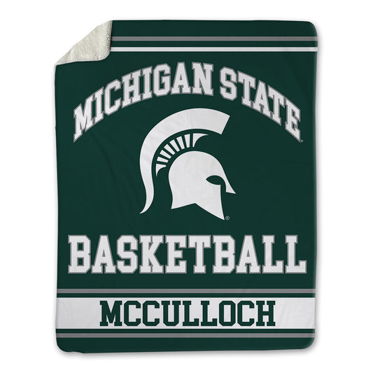 Michigan State - NCAA Men's Basketball : Jesse McCulloch - Blanket-0