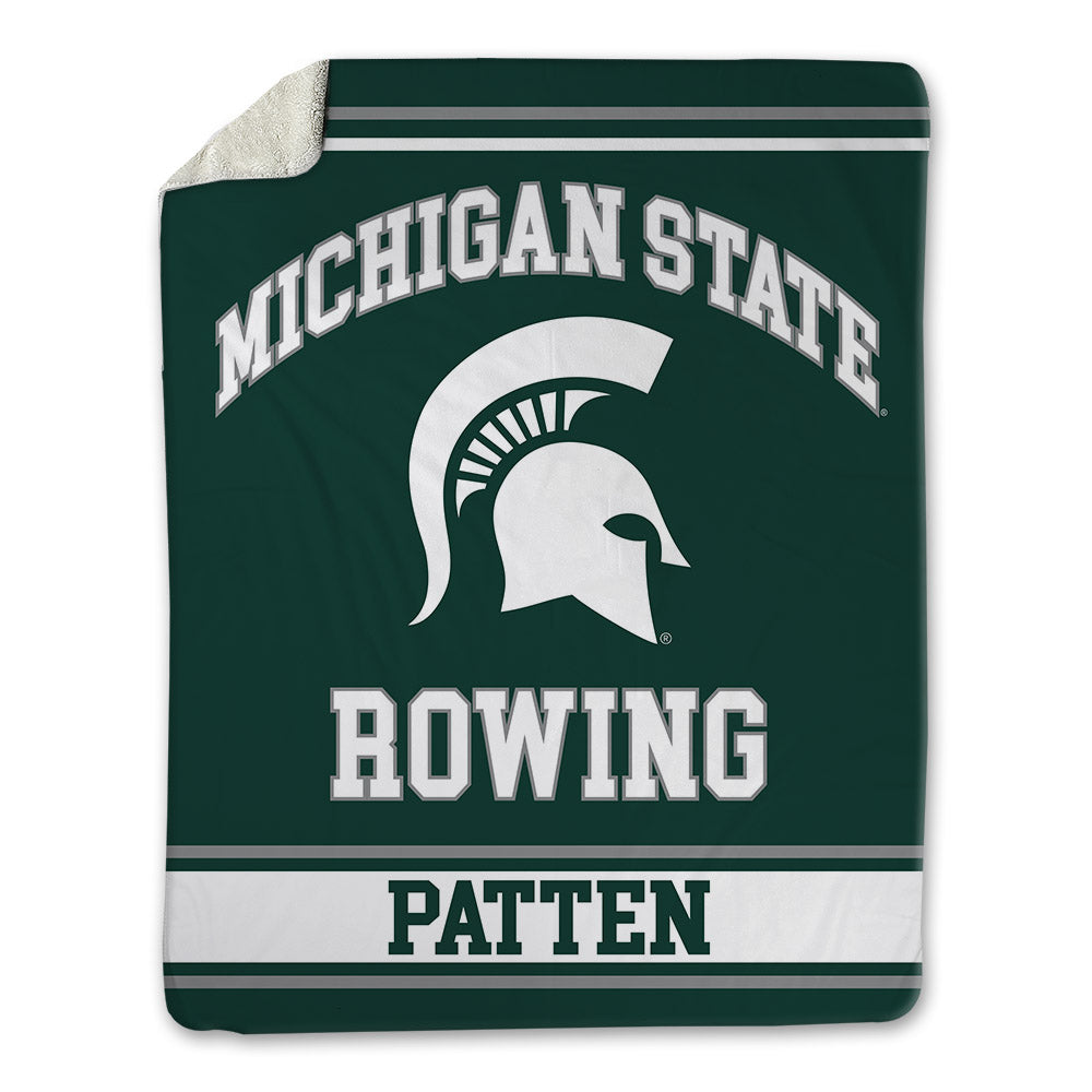 Michigan State - NCAA Women's Rowing : Elsa Patten - Blanket-0