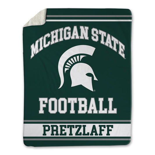 Michigan State - NCAA Football : Brady Pretzlaff - Blanket-0