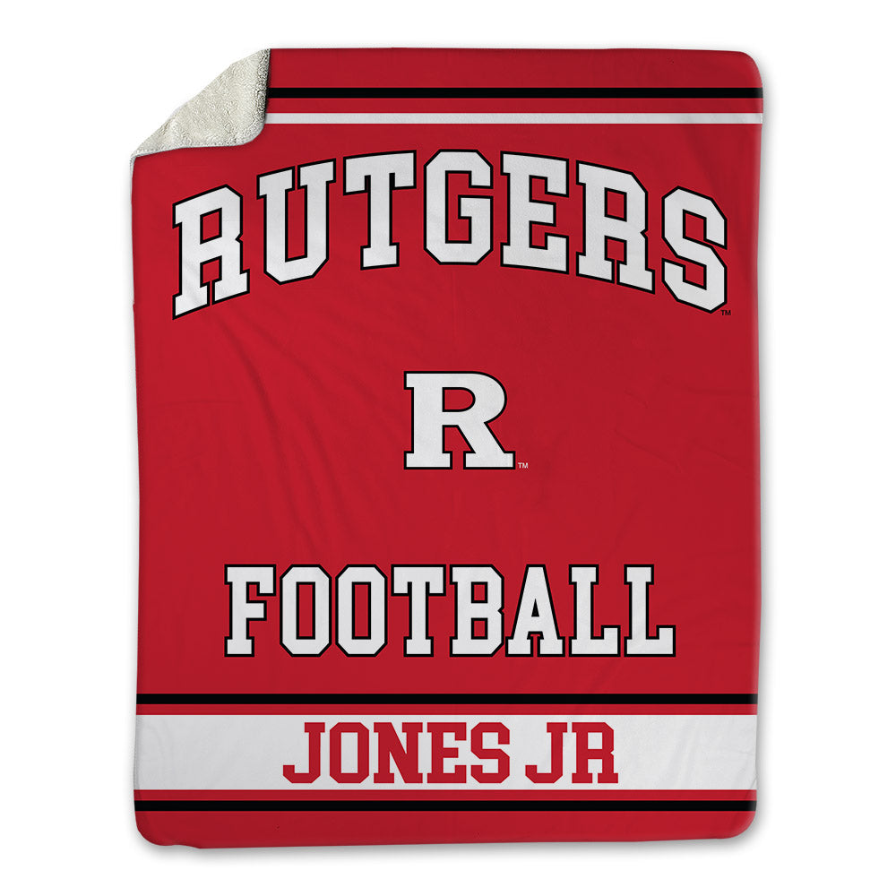 Rutgers - NCAA Football : Kenny Jones Jr - Blanket-0