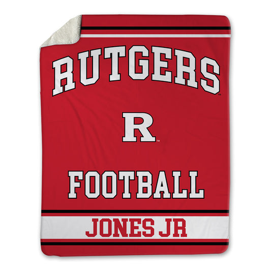 Rutgers - NCAA Football : Kenny Jones Jr - Blanket-0