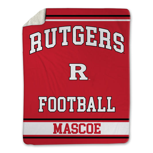 Rutgers - NCAA Football : Bo Mascoe - Blanket-0