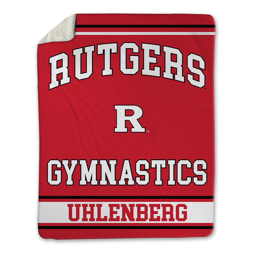 Rutgers - NCAA Women's Gymnastics : Donna Uhlenberg - Blanket-0
