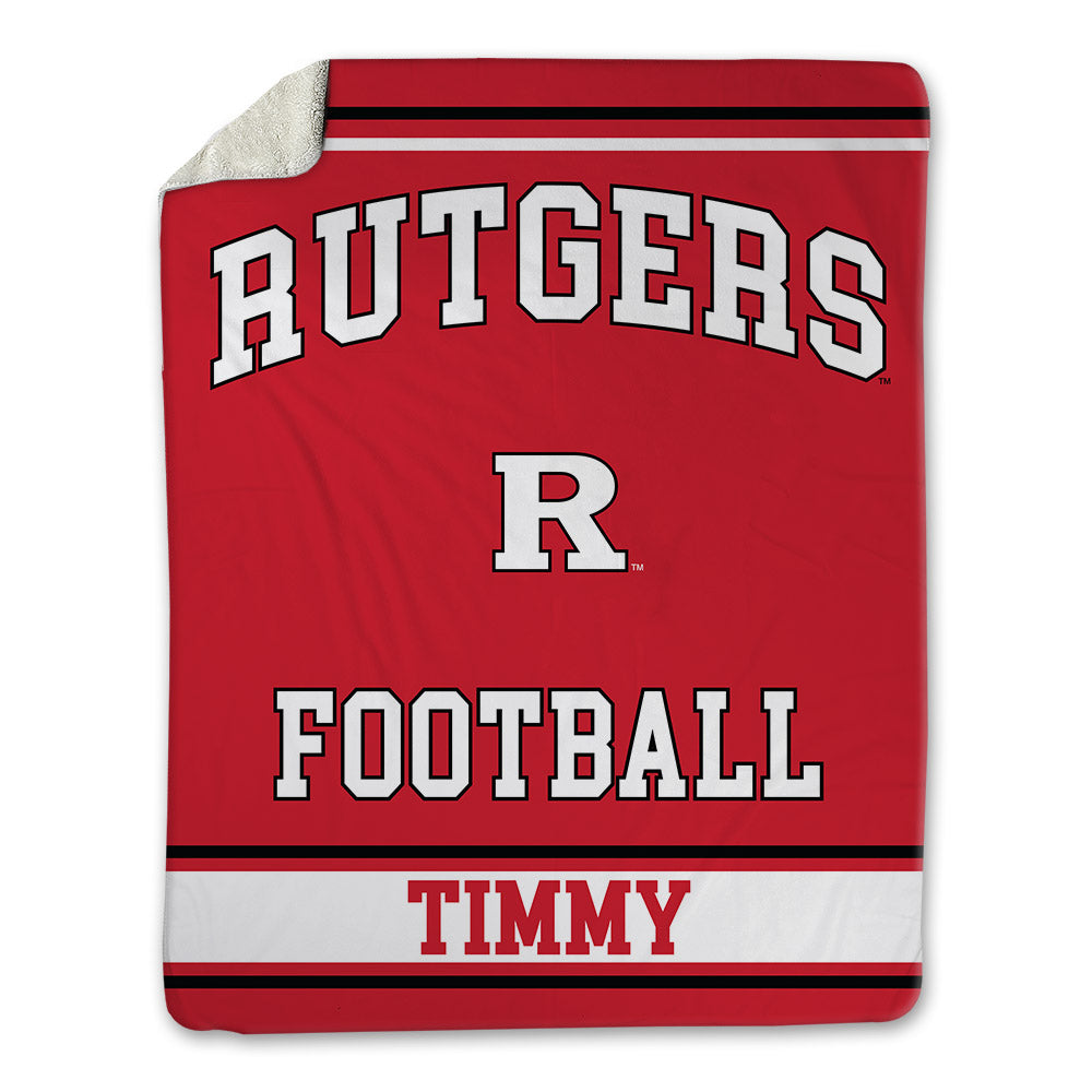 Rutgers - NCAA Football : Timmy Ward Timmy - Blanket-0