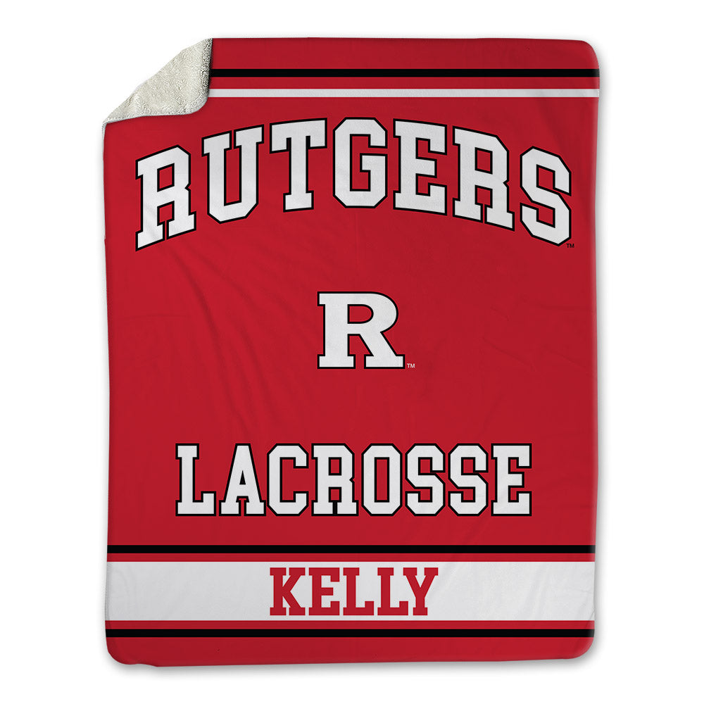 Rutgers - NCAA Men's Lacrosse : Colin Kelly - Blanket-0