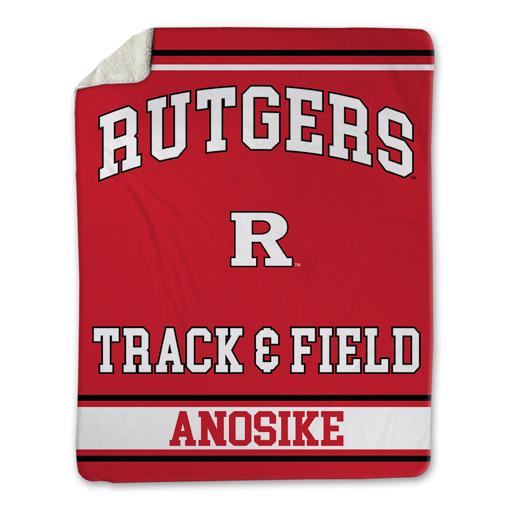 Rutgers - NCAA Men's Track & Field : Chiemelie Anosike - Blanket-0