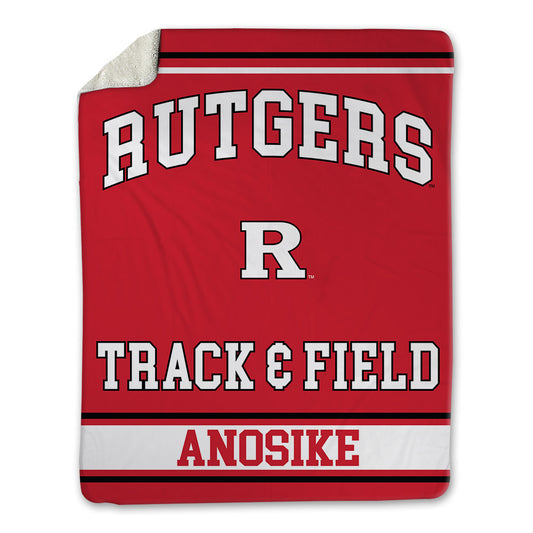Rutgers - NCAA Men's Track & Field : Chiemelie Anosike - Blanket-0