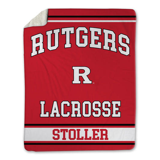 Rutgers - NCAA Men's Lacrosse : Cardin Stoller - Blanket-0