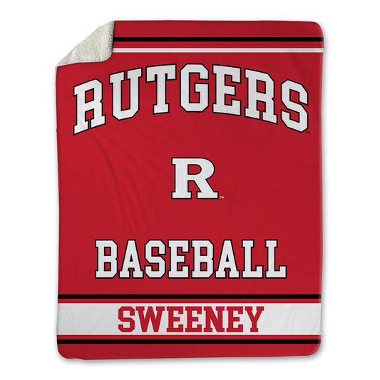 Rutgers - NCAA Baseball : Jack Sweeney - Blanket-0