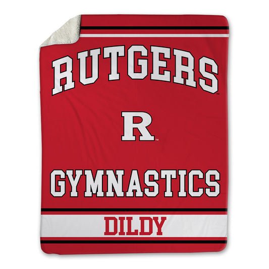Rutgers - NCAA Women's Gymnastics : Gabrielle Dildy - Blanket-0