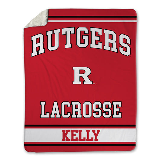Rutgers - NCAA Men's Lacrosse : Mason Kelly - Blanket-0