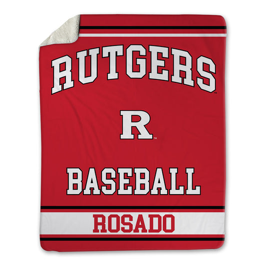 Rutgers - NCAA Baseball : Julius Rosado - Blanket-0