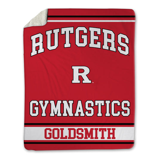 Rutgers - NCAA Women's Gymnastics : Elliot Goldsmith - Blanket-0